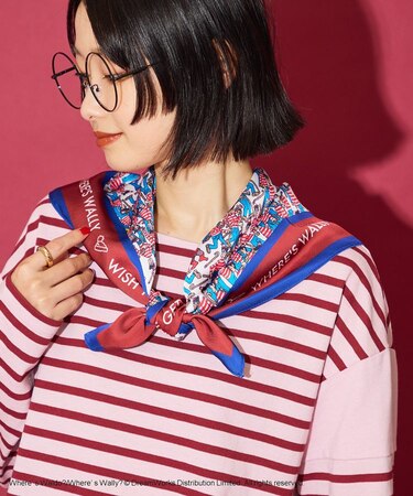 【WHERE'S WALLY?】MAPプリントスカーフ