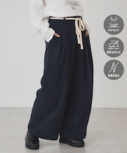 【マルチ機能】カットコーデュロイストレートワイドパンツ