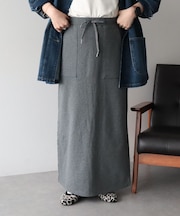 【WEB限定】スウェットロングスカート