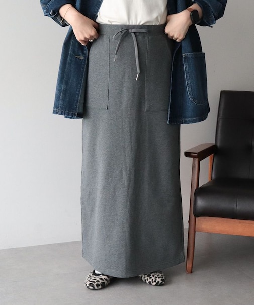 【WEB限定】スウェットロングスカート