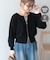 【WEB限定】【バイパチ】WZIPショート丈ニットカーディガン