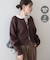 【WEB限定】【バイパチ】WZIPショート丈ニットカーディガン