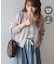 【WEB限定】【バイパチ】WZIPショート丈ニットカーディガン