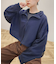 【WEB限定】裏毛ダブルジップショートスウェット