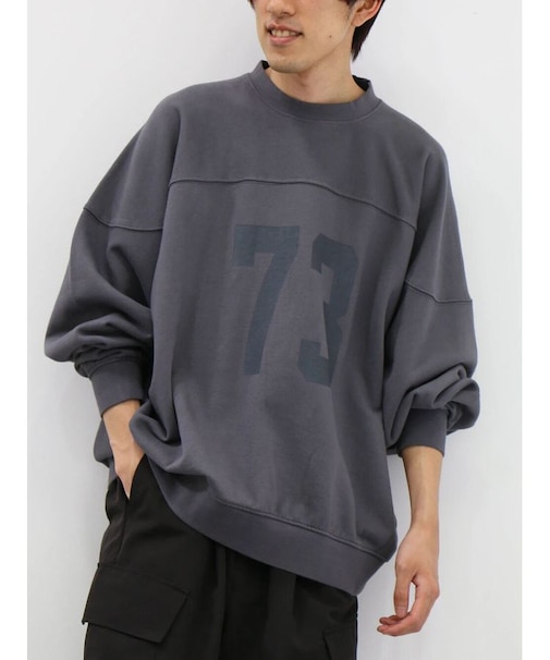 ヘビーウェイトオーバーダイ フットボールスウェット