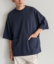 ヘビーウェイトハーフスリーブポケットTee