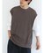 ニットベスト+ロングスリーブ TEE セット