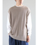 ニットベスト+ロングスリーブ TEE セット