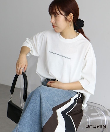 接触冷感/吸水速乾/UVカット DRY-MIX 刺繍TEE