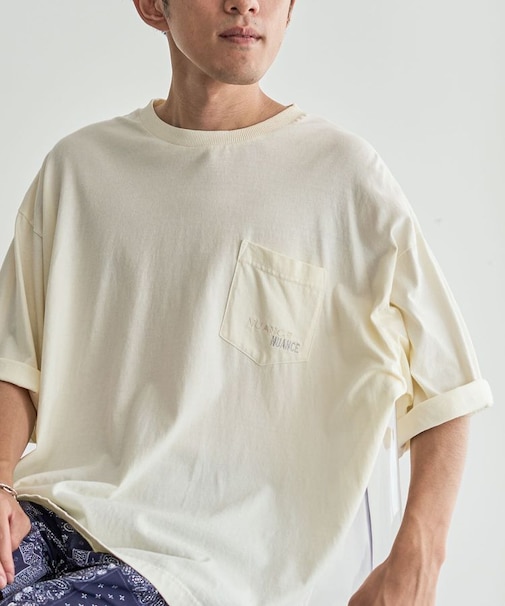 ヴィンテージ加工ポケットTEE