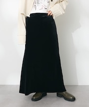 ベロアマーメイドスカート