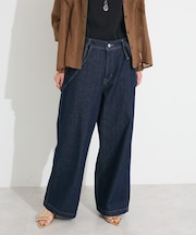 2WAYサロペットデニムパンツ