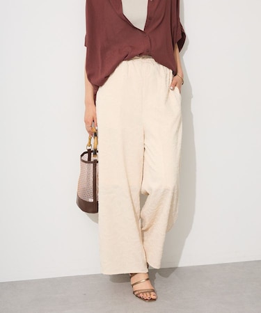 カットジャガードパンツ