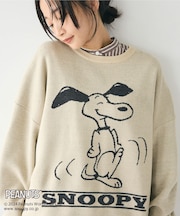 【PEANUTS】クルーネックニット