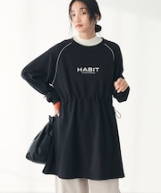 ライン入りロゴチュニック