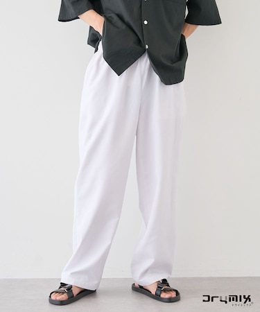 速乾/接触冷感/UVカット DRYMIXオックスフォードイージーパンツ