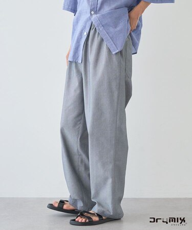 速乾/接触冷感/UVカット DRYMIXオックスフォードイージーパンツ