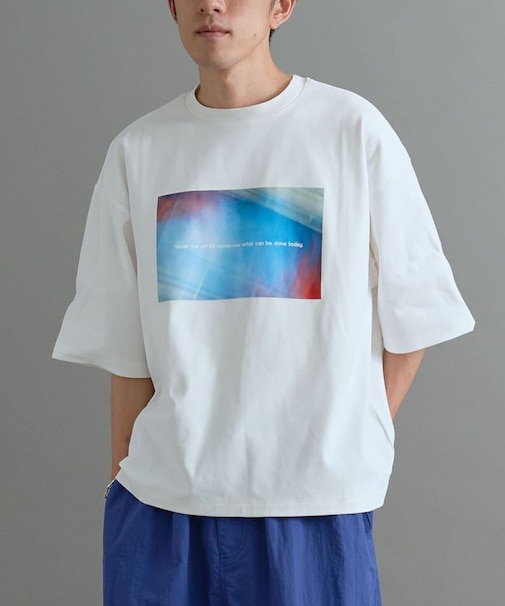 接触冷感/UVカット/吸水速乾 ハニカムメッシュフォトTEE 2【ユニセックス】