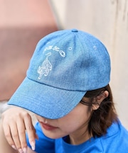 ネコ刺繍スーベニアキャップ