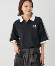 接触冷感/UVカット/速乾性 襟付ゲームTEE