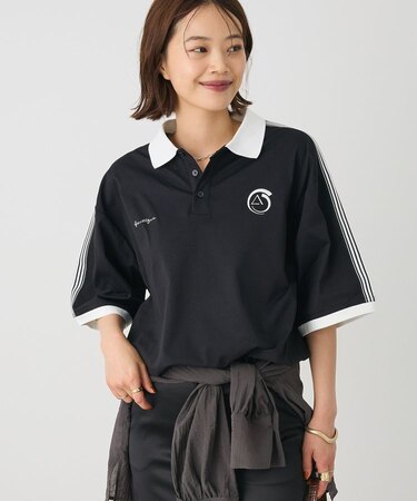 接触冷感/UVカット/速乾性 襟付ゲームTEE