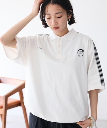 接触冷感/UVカット/速乾性 襟付ゲームTEE