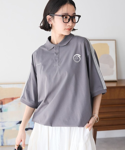 接触冷感/UVカット/速乾性 襟付ゲームTEE