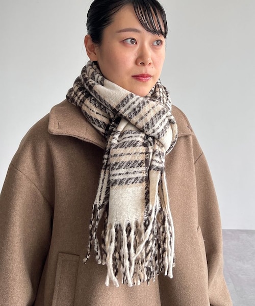 LOUISVUITTON 2012SS チェック ストール ドーバー限定 チェック柄マフラー ストール レトロチェック[品番：XL000002747