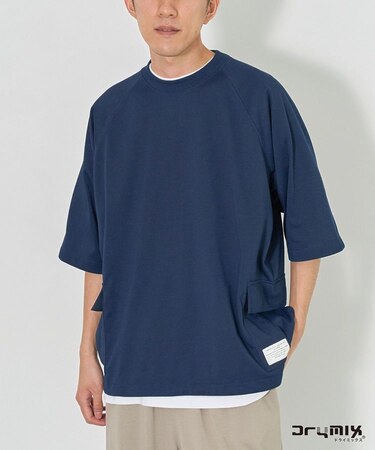 【DRY-MIX】吸水速乾/UVケア/抗ピル ヘビーウェイトプルオーバー