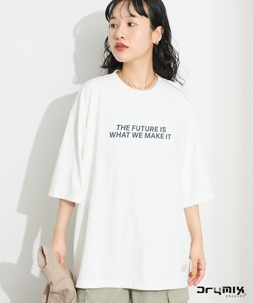 接触冷感/吸水速乾/UVカット DRY-MIX プリントTEE