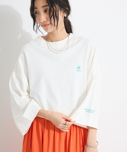 【別注】BHPC/刺繍ワイドスリーブTEE