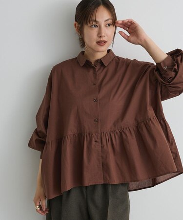 【追加】ペプラム長袖ブラウス/25AW