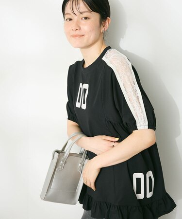 UVカット/レースライン入りチュニック