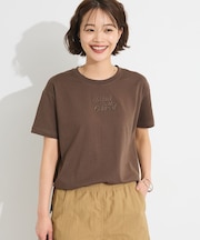 ロゴ刺繍TEE
