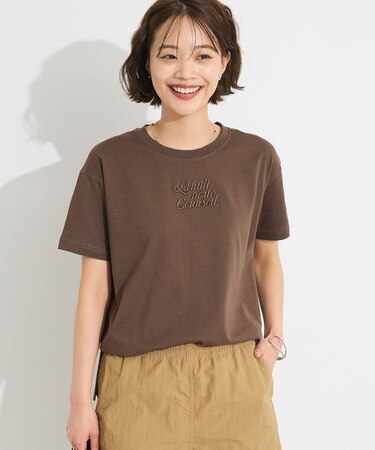 ロゴ刺繍TEE