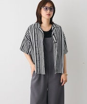 レーヨン総柄シャツ