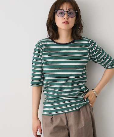 リブマルチボーダーTEE