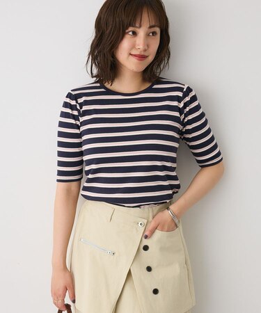 リブマルチボーダーTEE