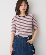 リブマルチボーダーTEE