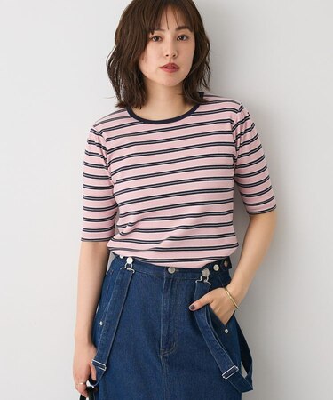 リブマルチボーダーTEE