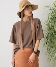 カットクレープワイドキリカエTシャツ