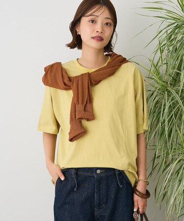 カットクレープワイドキリカエTシャツ