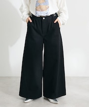【ユニセックス】サルベージデニムワイドパンツ