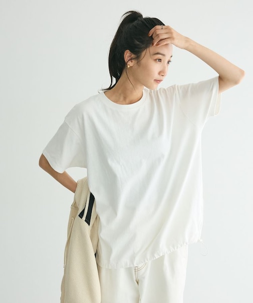 裾スピンドルプルオーバー