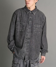 デニムワークシャツ