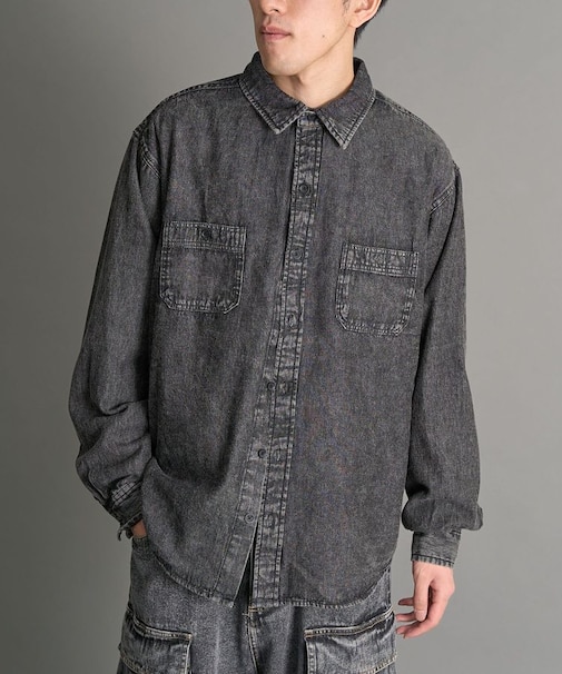 デニムワークシャツ