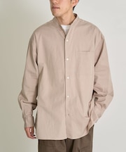 【ユニセックス】バンドカラーシャツC