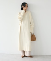 洗える/とてもちニットワンピース