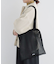 akha.ストライプメッシュトートバッグ