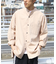 【ユニセックス】バンドカラーシャツB